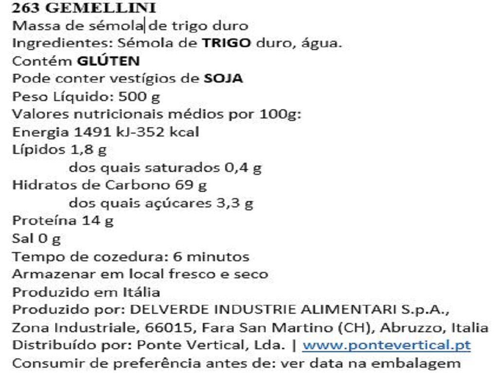 MASSA ROLITOS DELVERDE BRONZE 500G image number 1