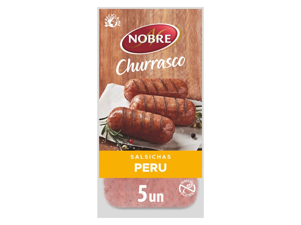 SALSICHAS DE CHURRASCO PERU V&Aacute;CUO NOBRE 200G