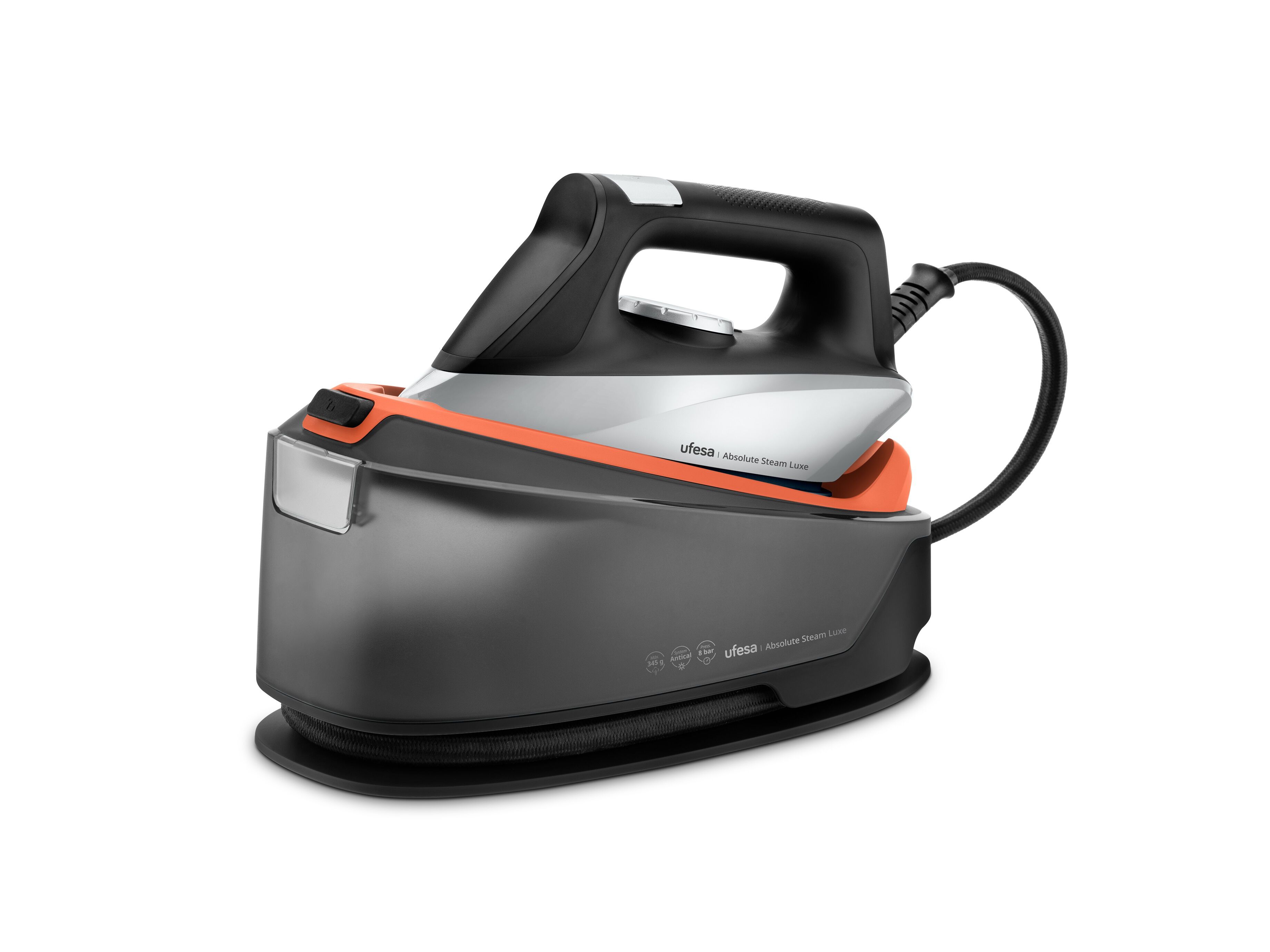 FERRO COM CALDEIRA UFESA ABSOLUTE STEAM LUXE 2400W AUTONOMIA ILIMITADA