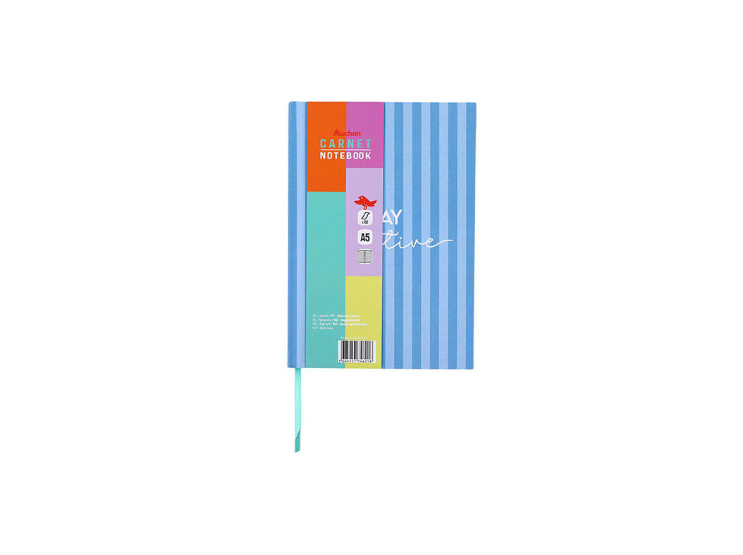 BLOCO NOTAS A5 80F AUCHAN QUAD. V.PALETTE image number 0