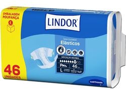 FRALDAS INCONTINÊNCIA TAMANHO G LINDOR 46UN