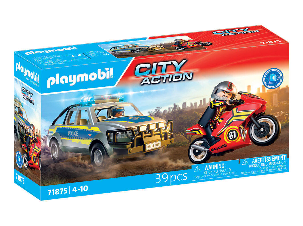 PICKUP PERSEGUI&Ccedil;AO PLAYMOBIL 71875