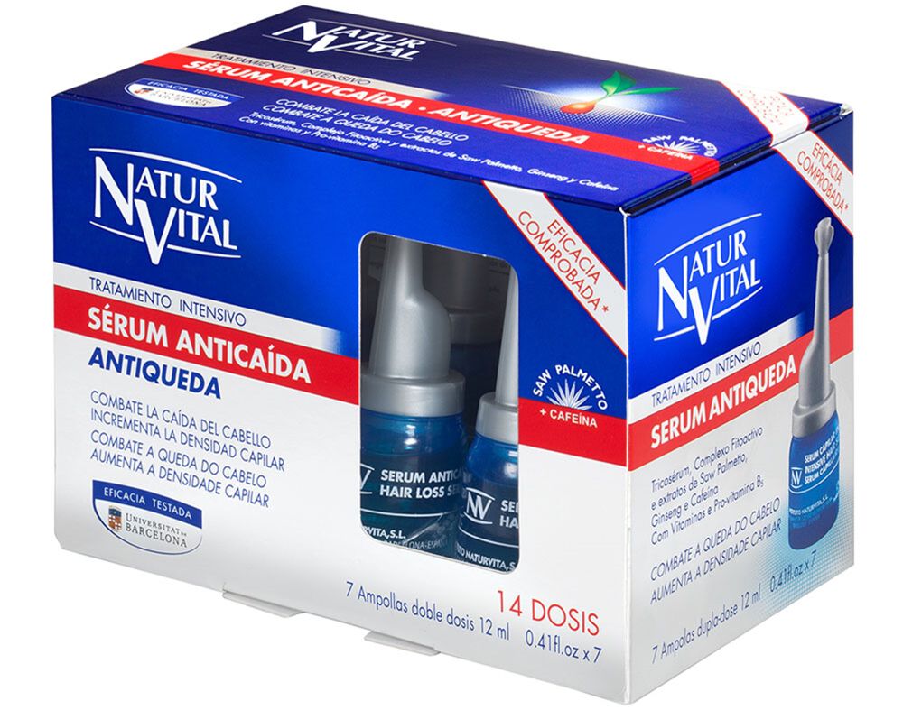 Ampolas Tratamento Antiqueda Natur Vital 84ml image number 0