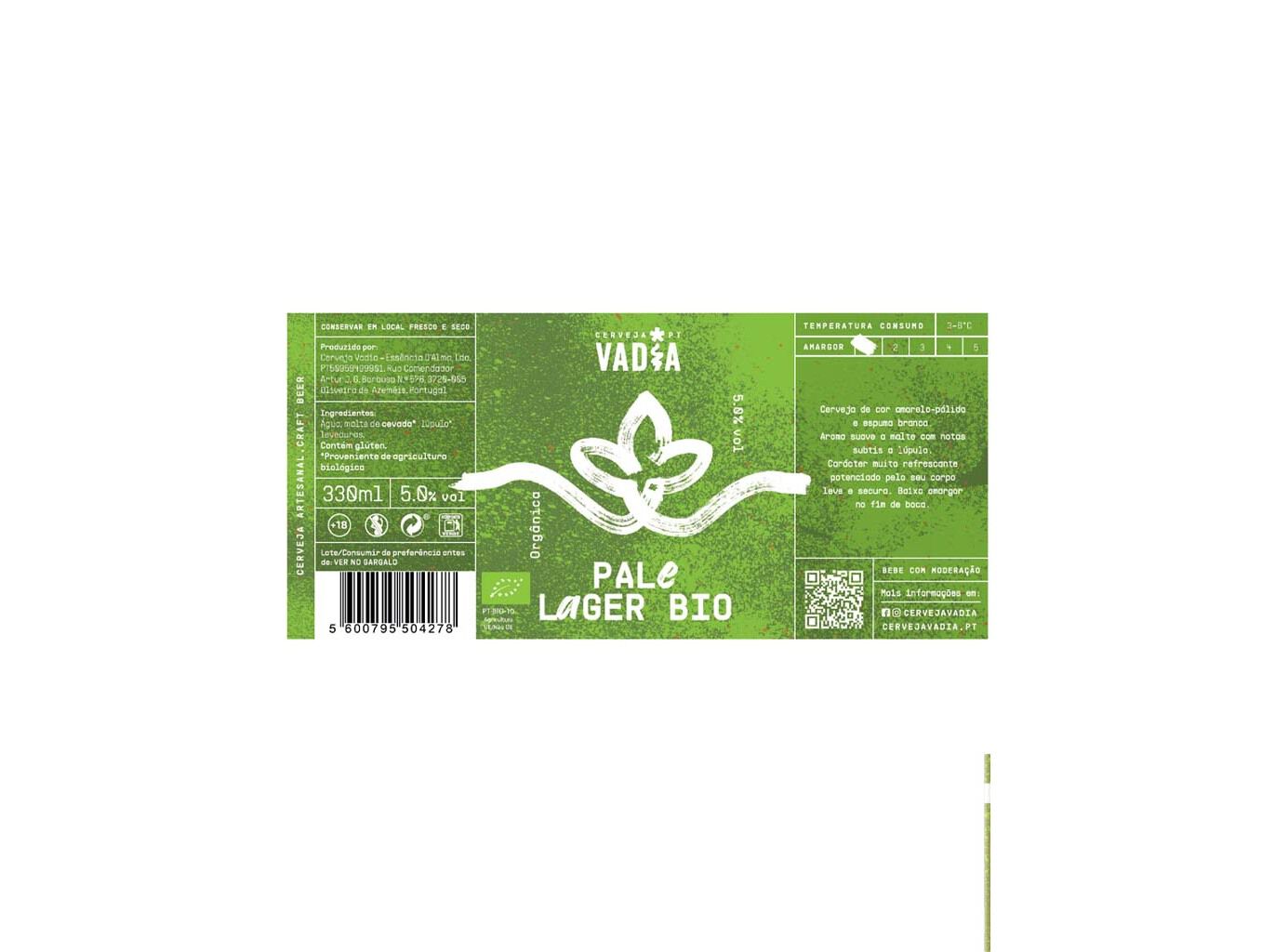 CERVEJA VADIA BIO 0.33L image number 1