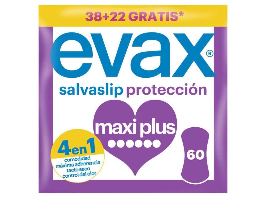 PENSOS EVAX SALVASLIP MAXI PLUS 60 UN image number 0