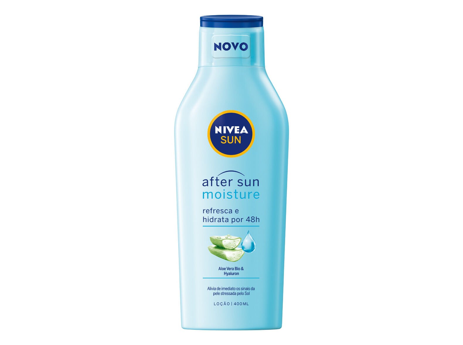 AFTER SUN MOISTURE LO&Ccedil;&Atilde;O SOLAR COM ALO&Eacute; VERA NIVEA SUN 400 ML