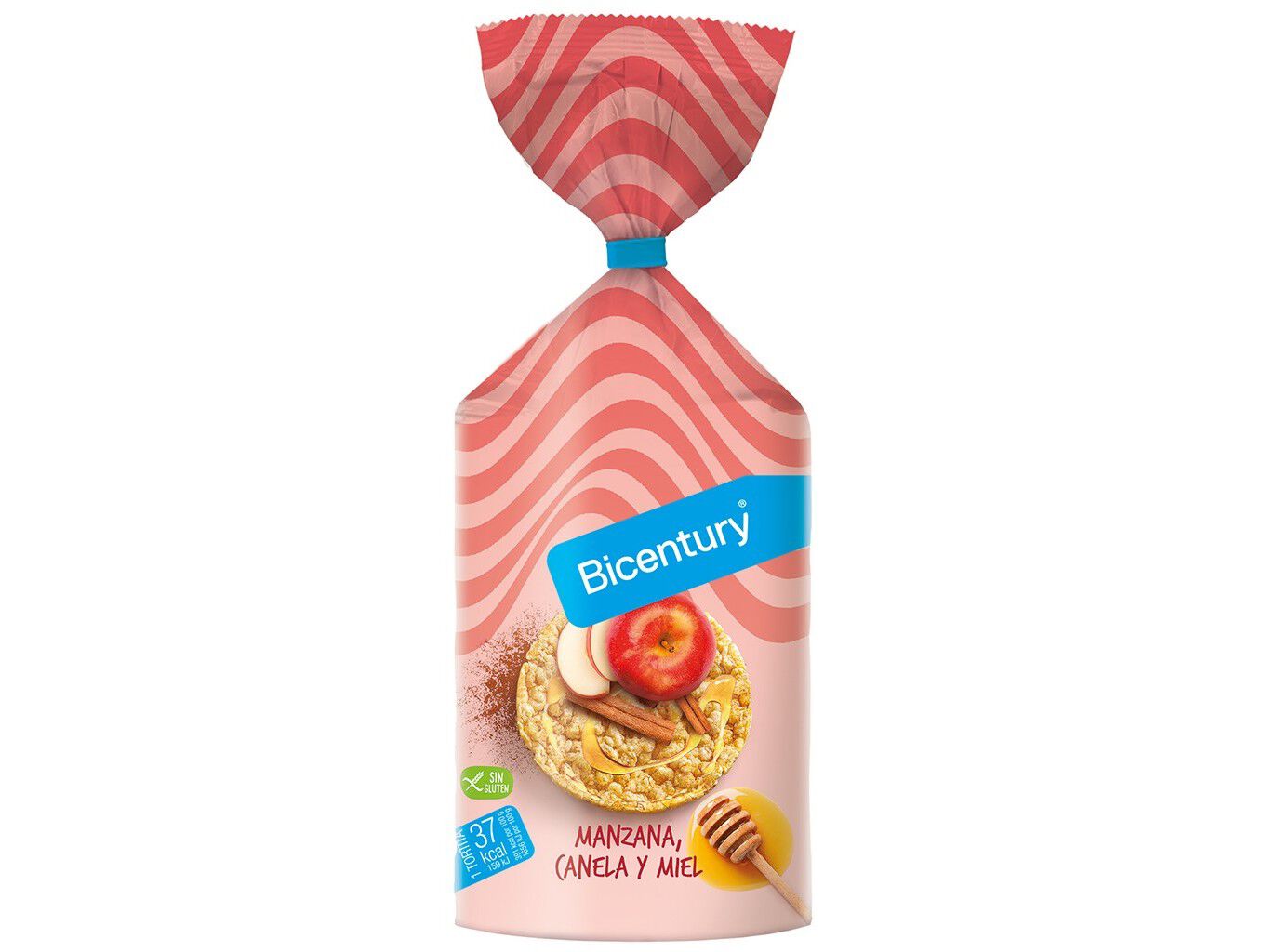 TORTITAS BICENTURY MA&Ccedil;&Atilde; CANELA E MEL 134 G