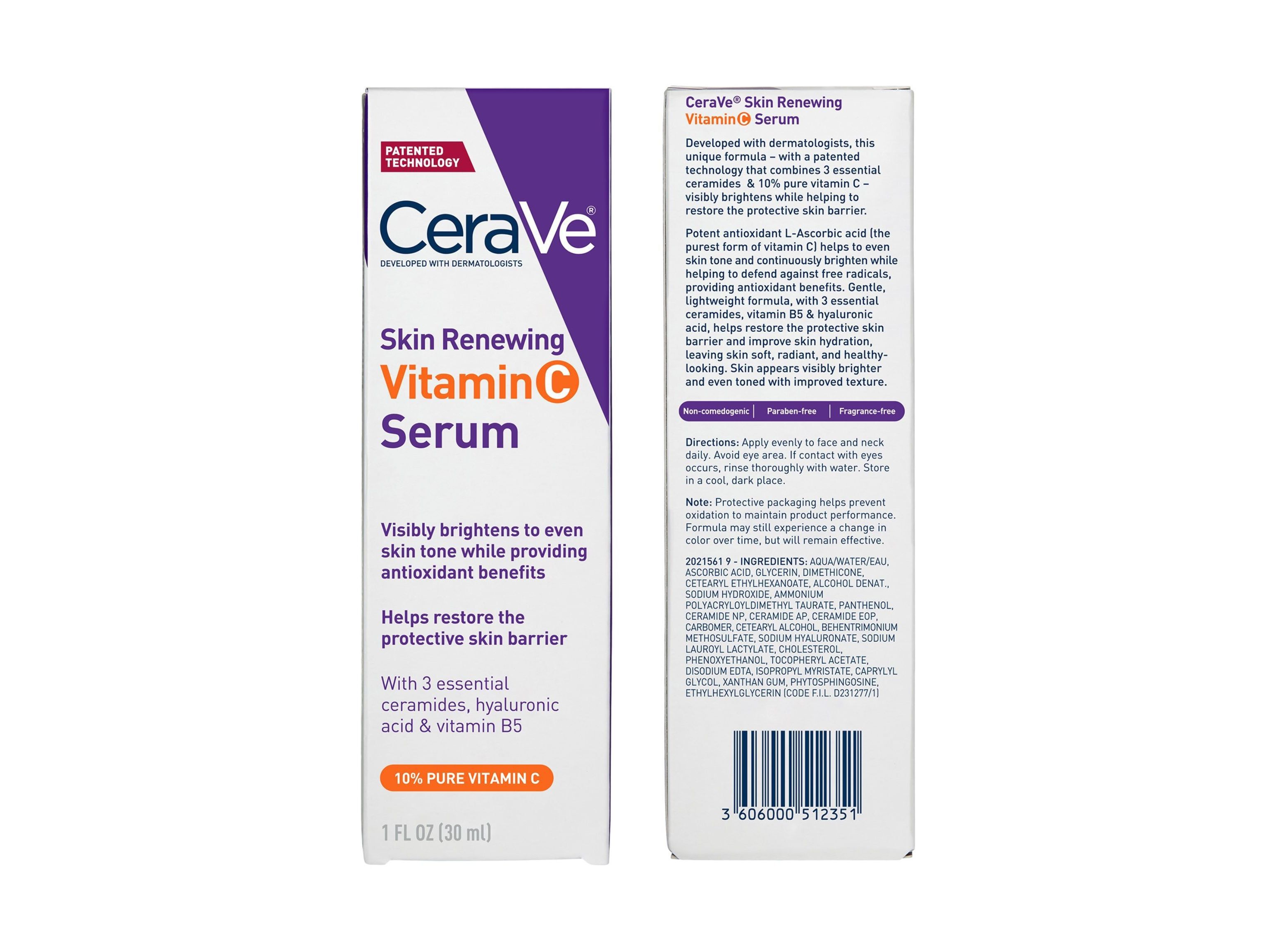 S&Eacute;RUM CERAVE VITAMINA C 30ML image number 1