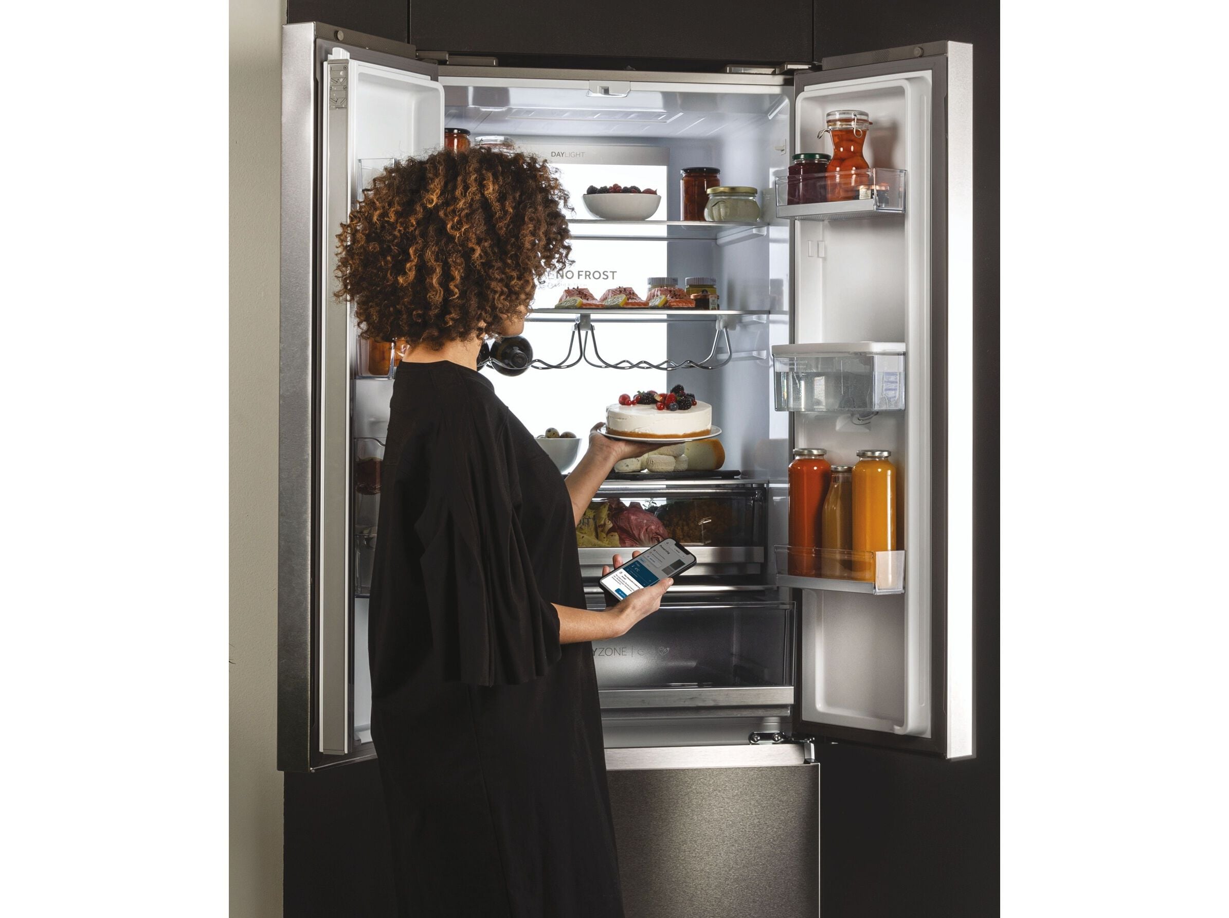 FRIGOR&Iacute;FICO AMERICANO HAIER HFW7720EWMP DISPENSADOR &Aacute;GUA E 477L image number 14