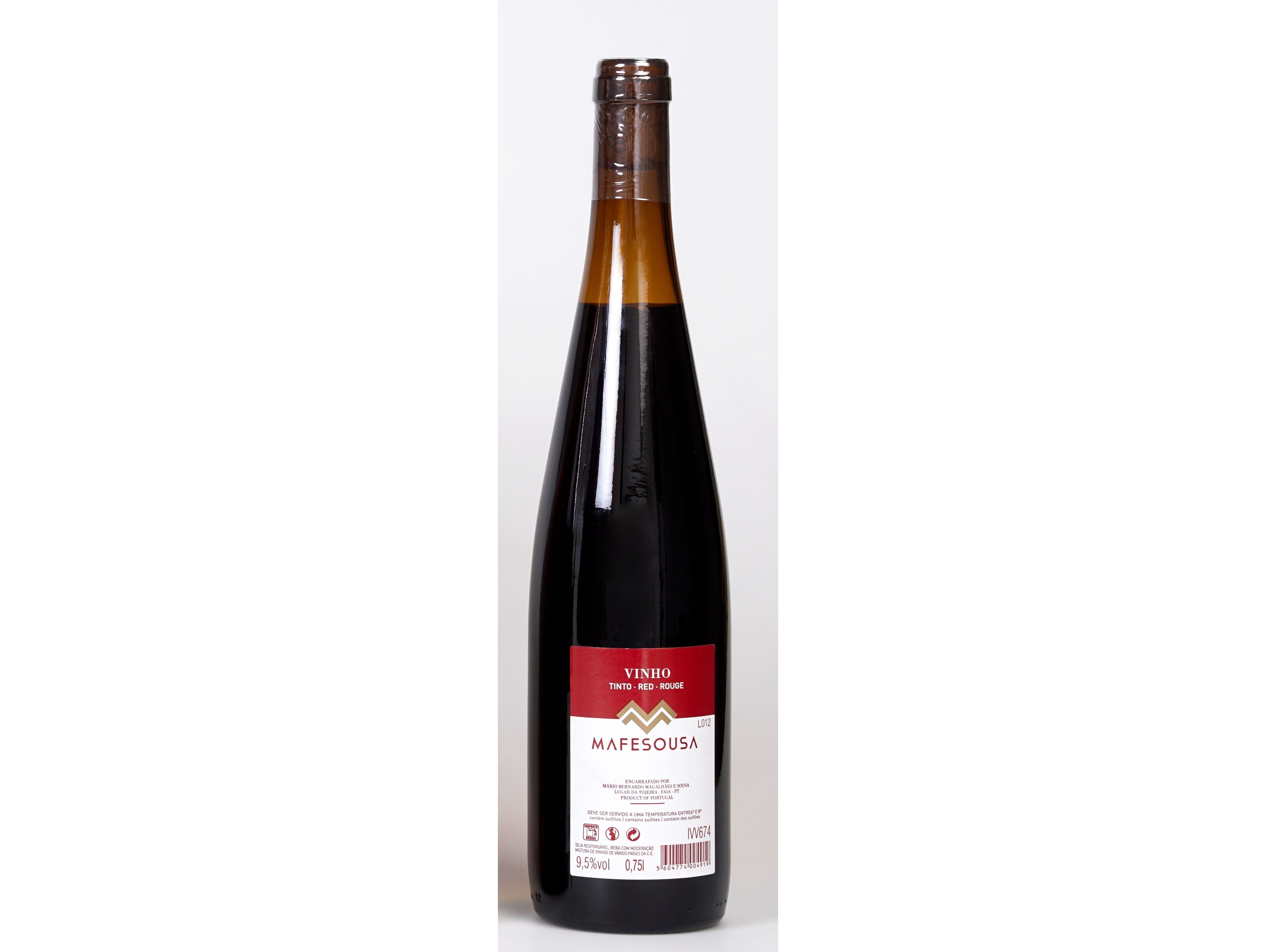 VINHO TINTO FRUTADO MAFESOUSA 0.75L