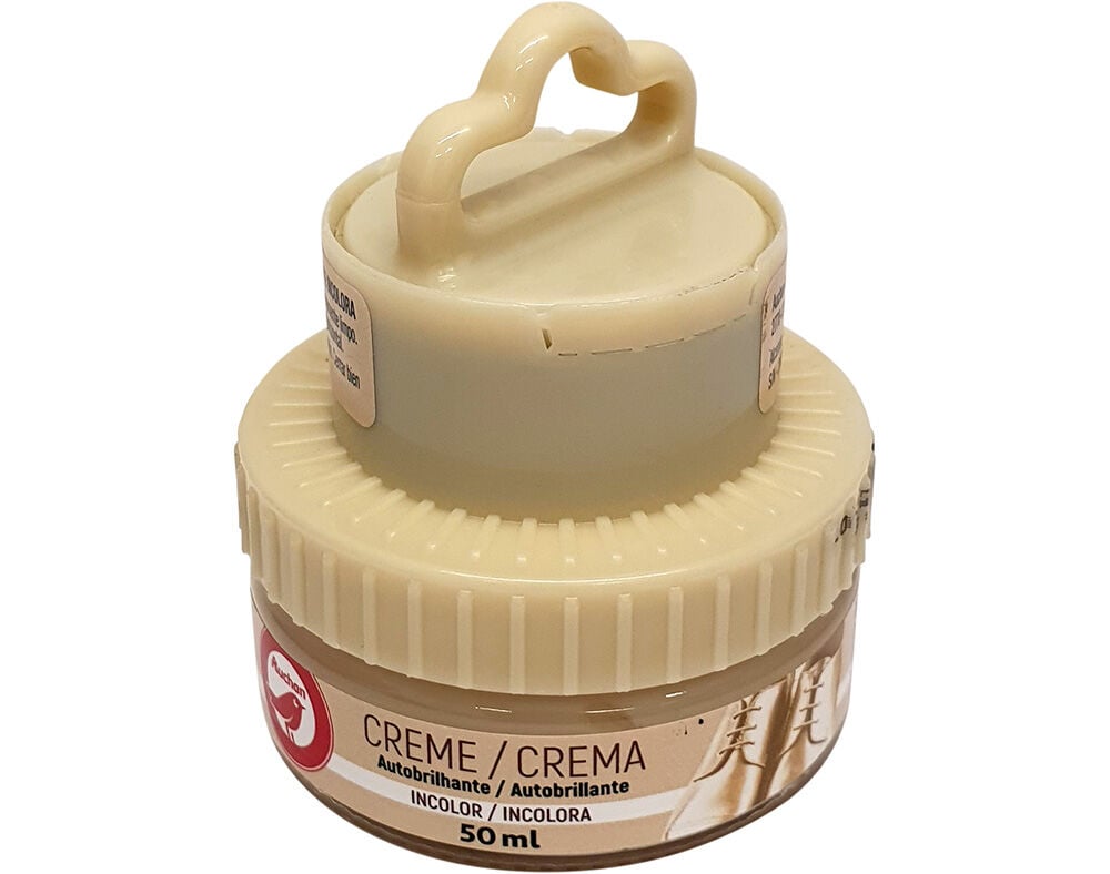CREME AUTOBRILHANTE AUCHAN BOI&Atilde;O INCOLOR 50ML