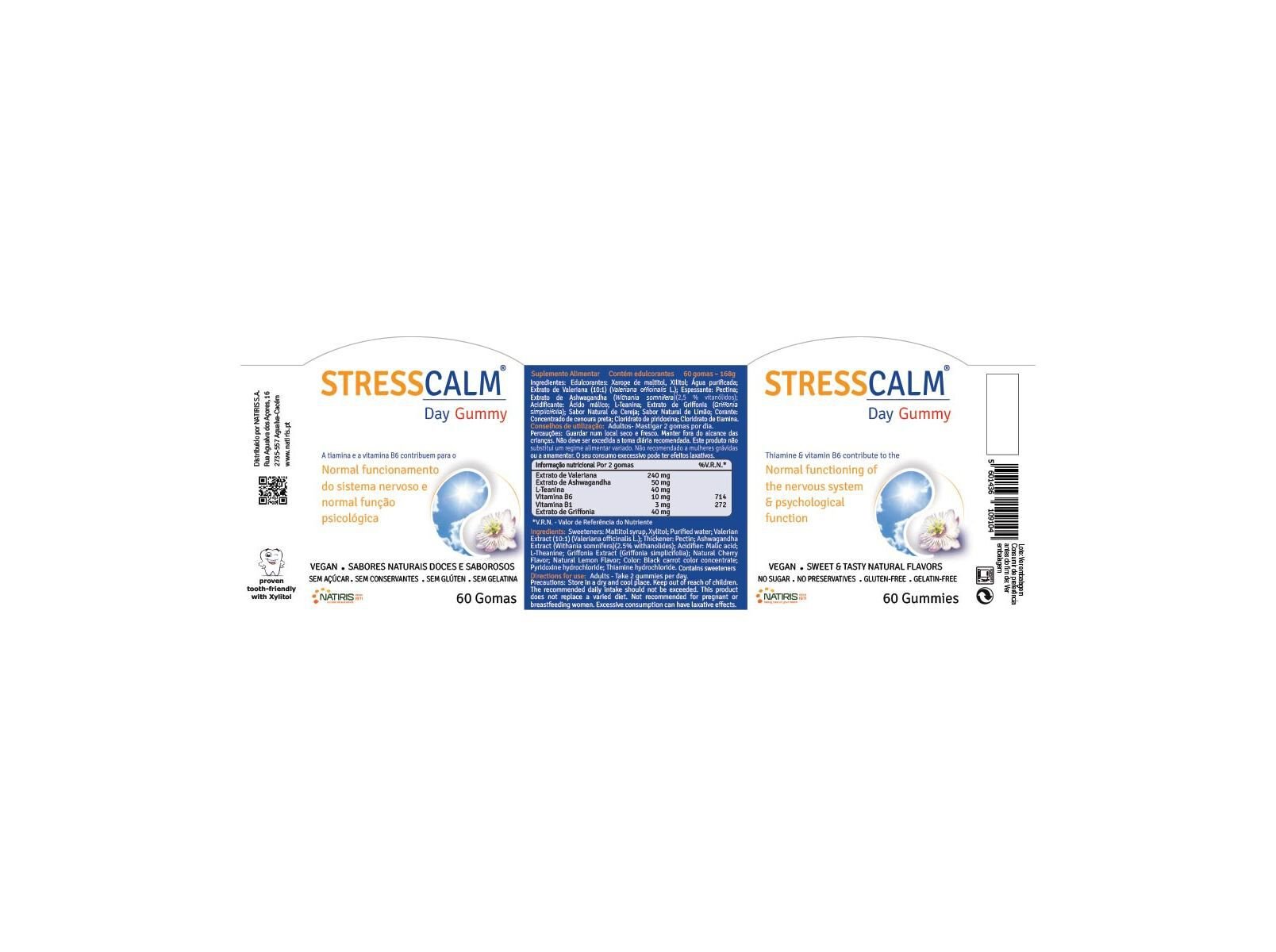 SUPLEMENTO STRESSCALM DAY GUMMY 60 GOMAS image number 1