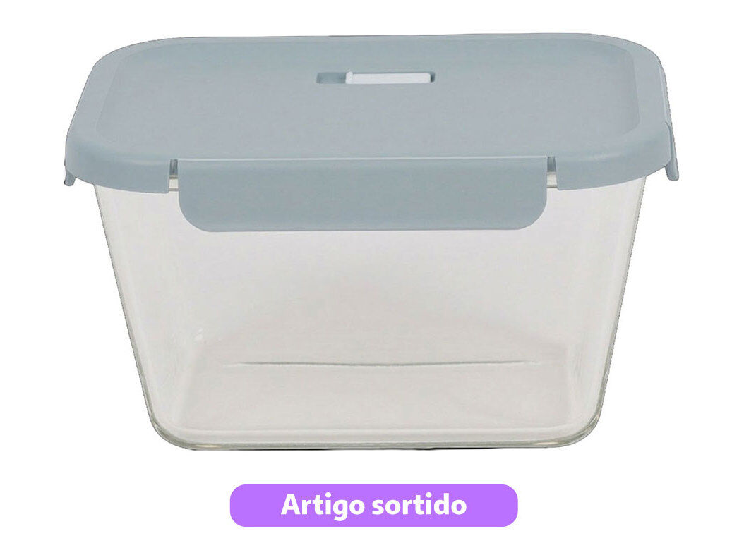 CAIXA HERM&Eacute;TICA VIDRO CODIL 23X17.5X13CM 2.3L CORES SORTIDAS