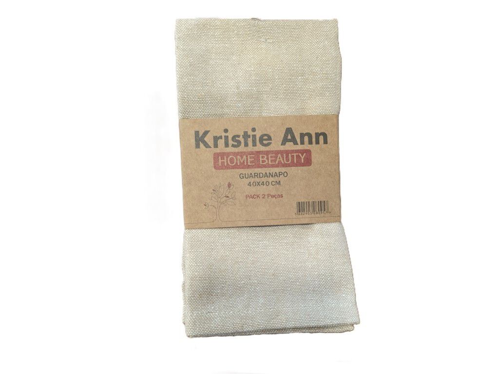 GUARDANAPO SANTORINI BEGE PACK 2