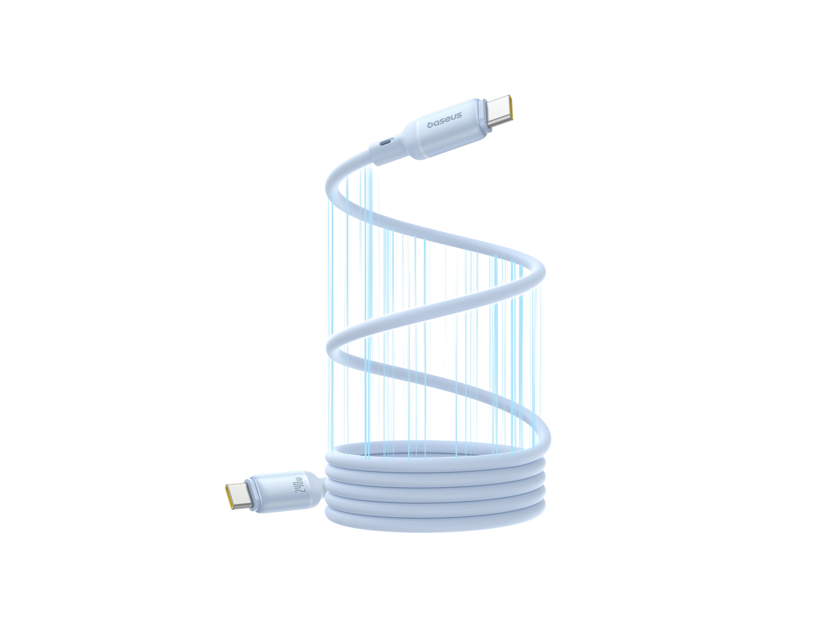 CABO MAGNETICO BASEUS GALAXY BLUE PICOGO USB-C/USB-C image number 1