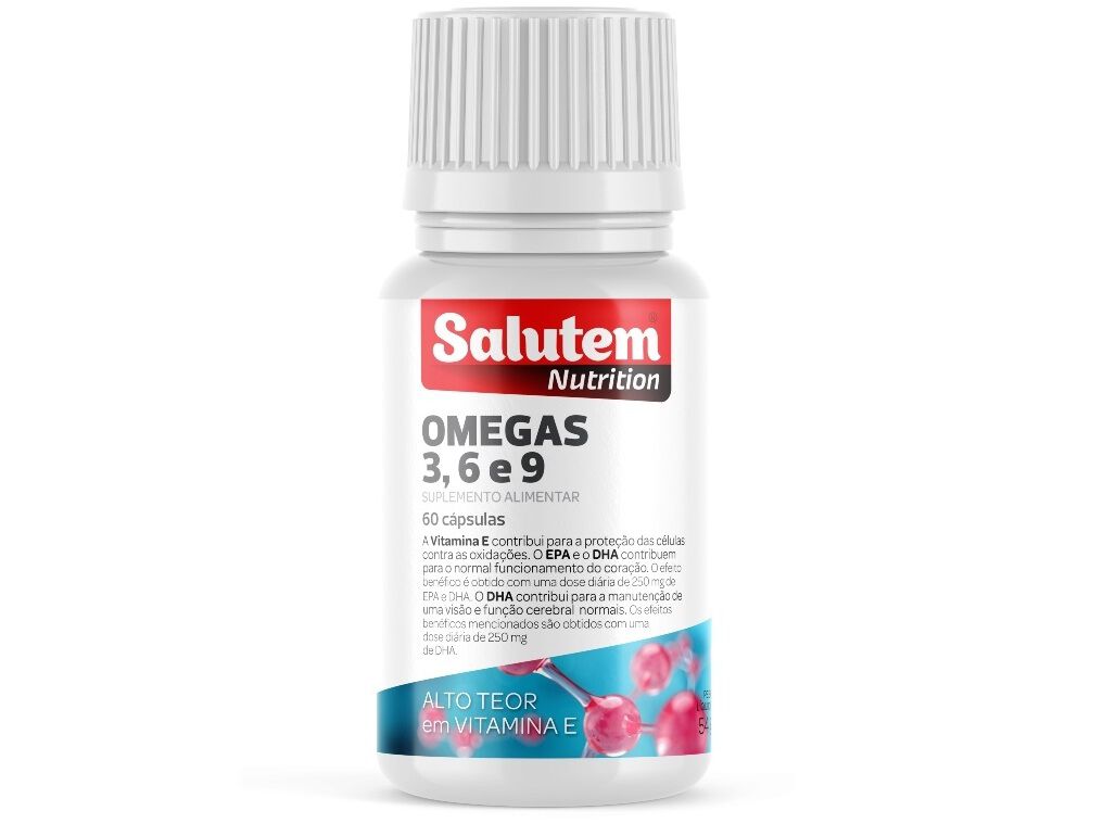 SUPLEMENTO SALUTEM OMEGA 3 - 6 - 9 60 C&Aacute;PSULAS