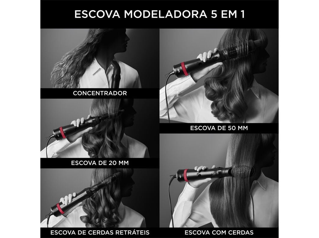 ESCOVA MODELADORA ROWENTA K.LAGERFELD CF634LF0 image number 2
