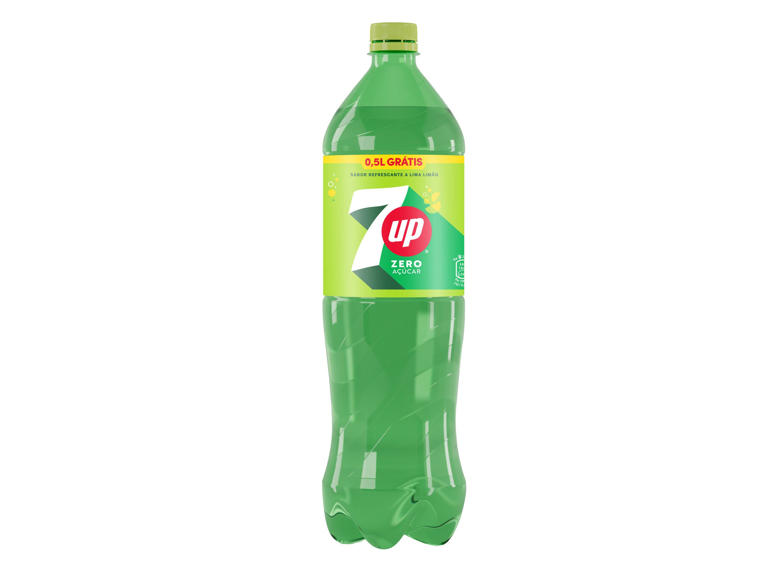 REFRIGERANTES COM G&Aacute;S 7UP ZERO 1+0.5L OFERTA image number 0