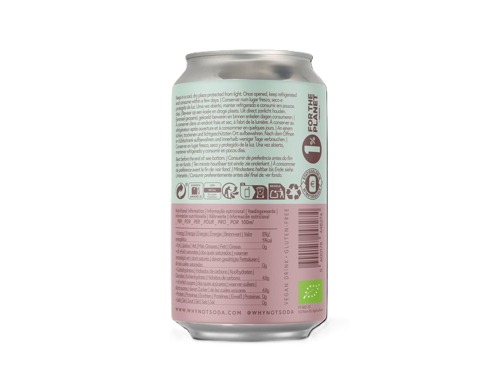 CRAFT SODA WHY NOT ROM&Atilde; E PEPINO 33CL (SDR) image number 1