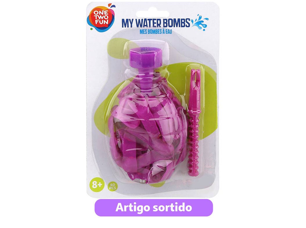 BAL&Otilde;ES DE AGUA ONE TWO FUN CORES SORTIDAS