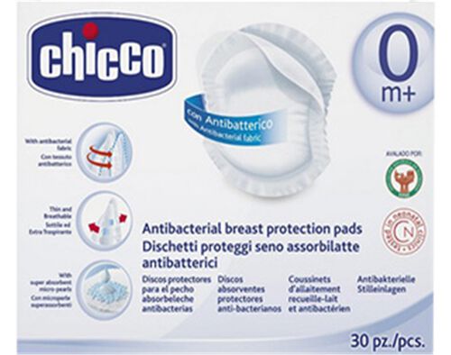 DISCOS CHICCO ABSORVENTES ANTI-BACTERIANOS 30UN image number 0