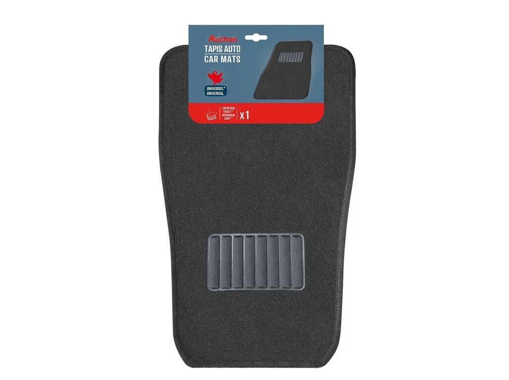 TAPETE ALCATIFA AUCHAN PRETO TAMANHO UNIVERSAL