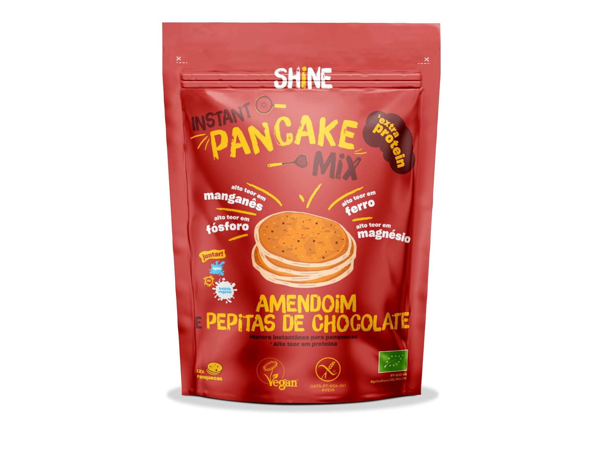 MIX PANQUECA INSTANT&Acirc;NEA SHINE AMEND CHOC BIO 300G