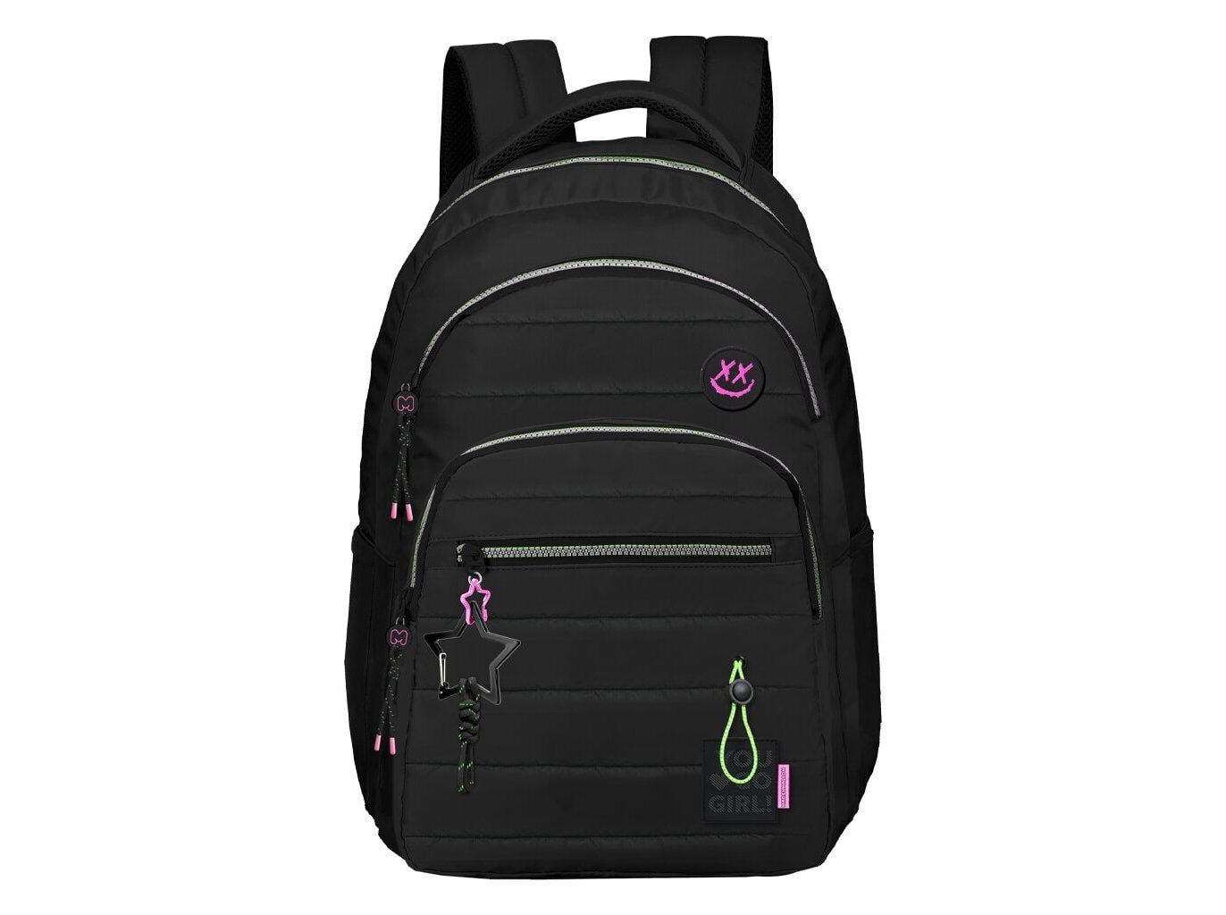 MOCHILA MARSHMALLOW NOXY PRETO 16X32X42 CM