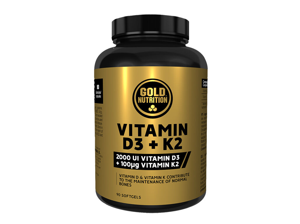 SUPLEMENTO GOLDNUTRITION VITAMIN D3 + K2 90 CAPS image number 0
