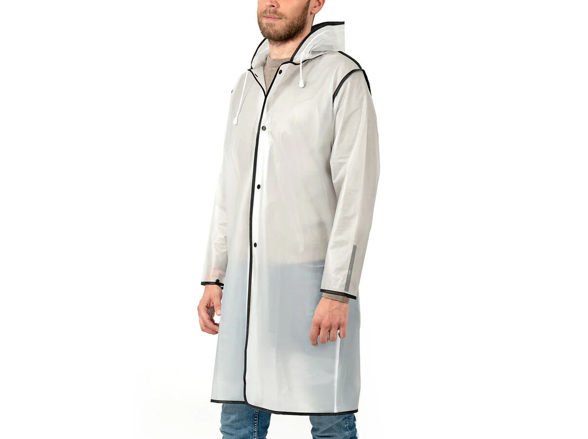 IMPERME&Aacute;VEL PERLETTI TRANSPARENTE TAMANHO M - ALTURA 165/175CM image number 0