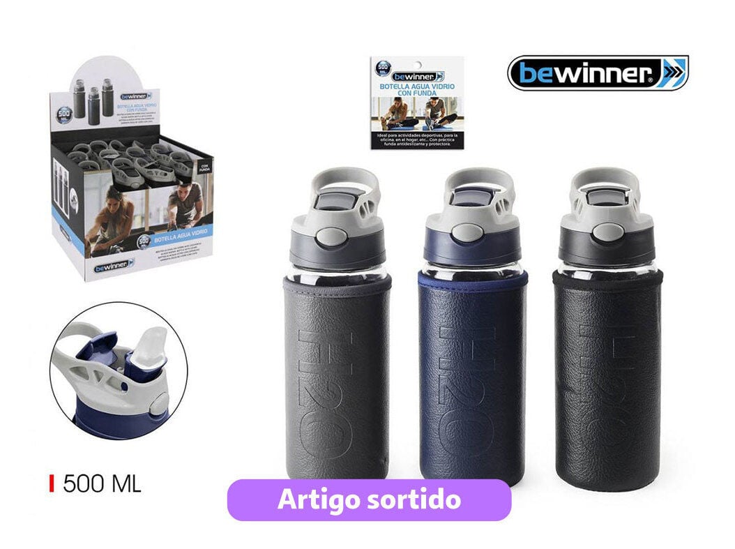 GARRAFA DE &Aacute;GUA SPORT 500ML CORES SORTIDAS image number 0