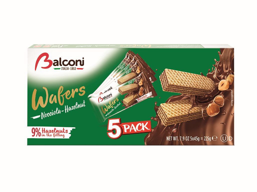 WAFFERS BALCONI AVEL&Atilde; 5X45G image number 0