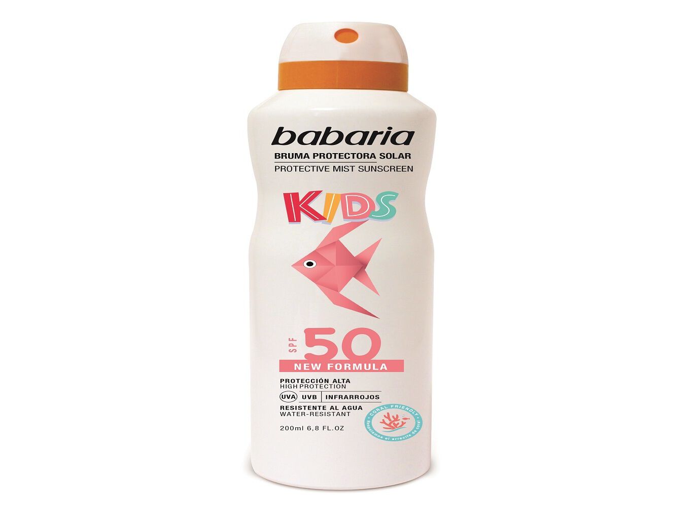PROTETOR SOLAR BABARIA INFANTIL BRUMA FP50 200ML