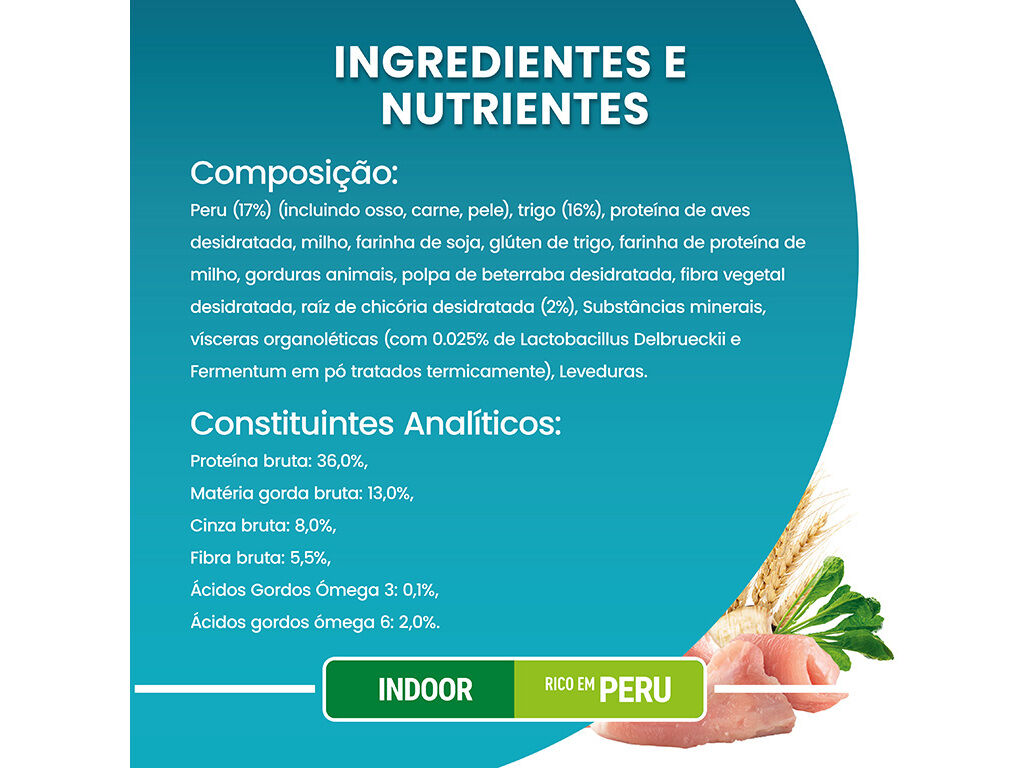 RA&Ccedil;&Atilde;O PARA GATO PURINA ONE INDOOR COM PER&Uacute; 800G image number 4