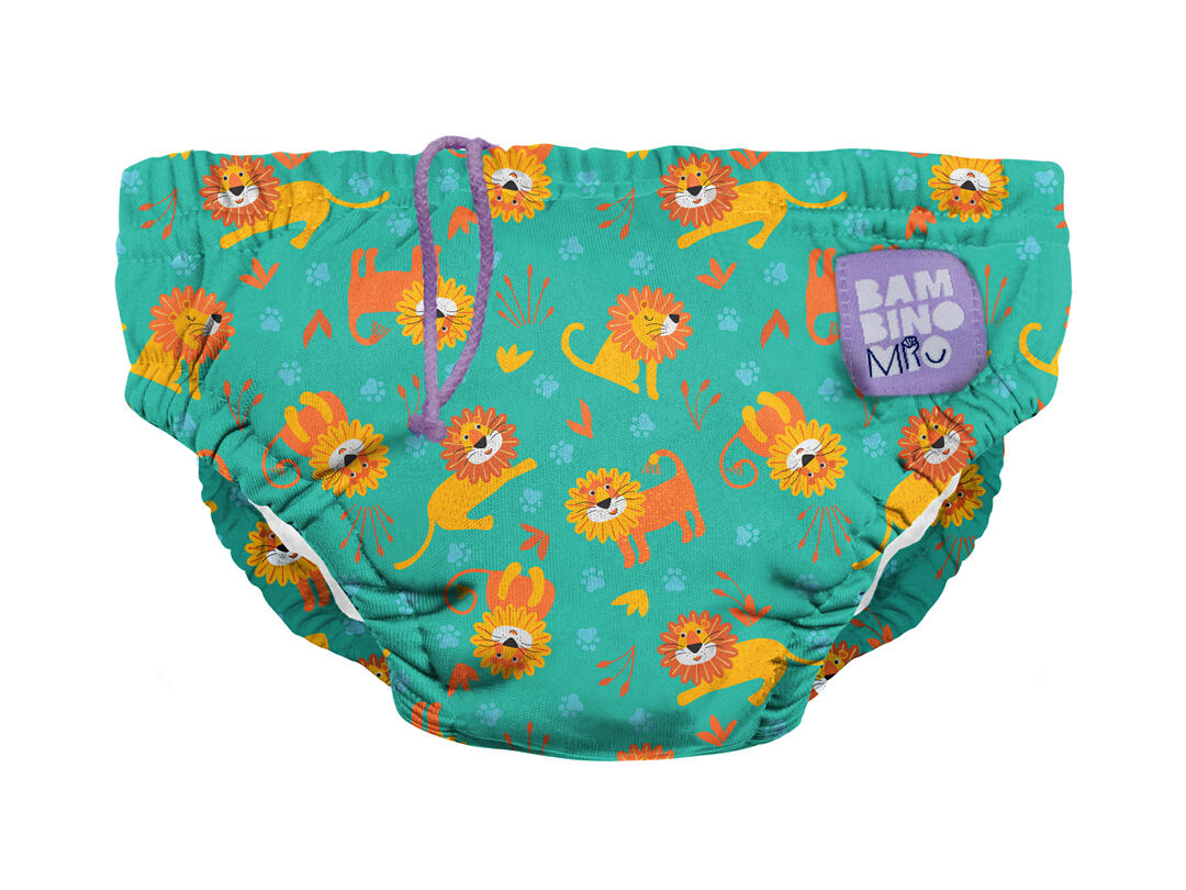 CUECA BANHO BAMBINO MIO LE&Otilde;ES REUTILIZ&Aacute;VEL 6-12M
