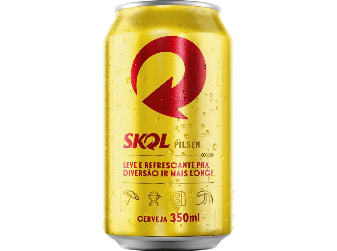 CERVEJA SKOL BRASIL LATA 0.35L (SDR) image number 1