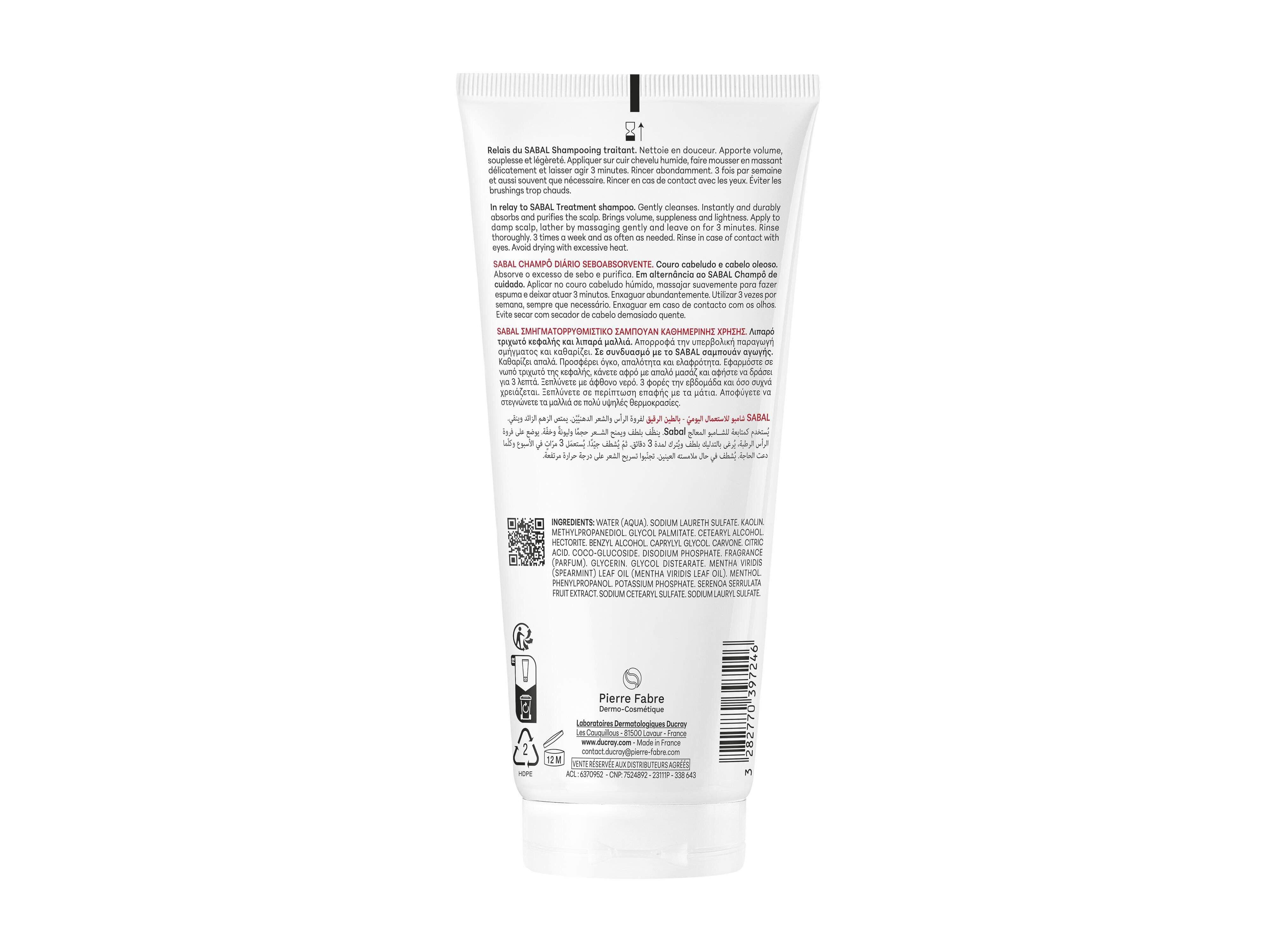 CHAMP&Ocirc; DUCRAY SABAL ARGEAL 200ML image number 1
