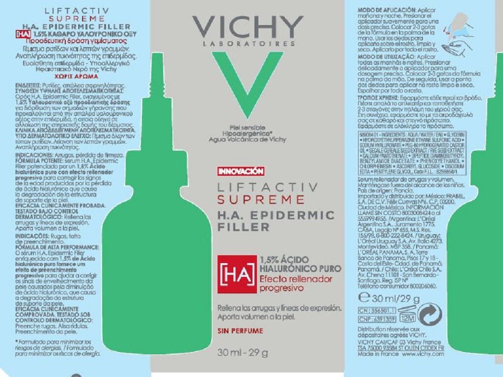 SERUM VICHY LIFTACTIV HA EPID FILLER 30ML image number 1