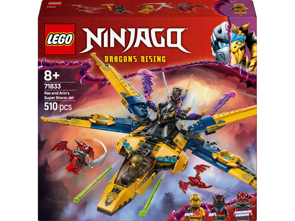 JATO DE SUPERTEMPESTADE LEGO NINJAGO 71833 image number 0
