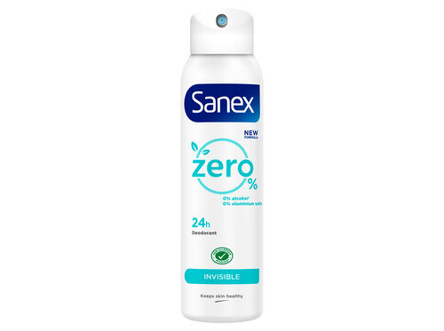 Desodorizante Spray Zero% Efeito Invisível Sanex 150ml image number 0