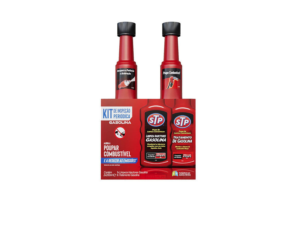 KIT INSPE&Ccedil;&Atilde;O PERI&Oacute;DICA GASOLINA STP 2X200ML