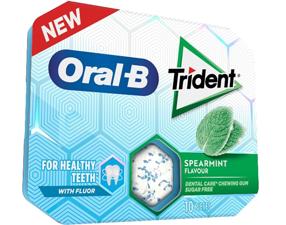 PASTILHAS TRIDENT ORAL-B EL&Aacute;STICAS SPEARMINT 17G image number 0
