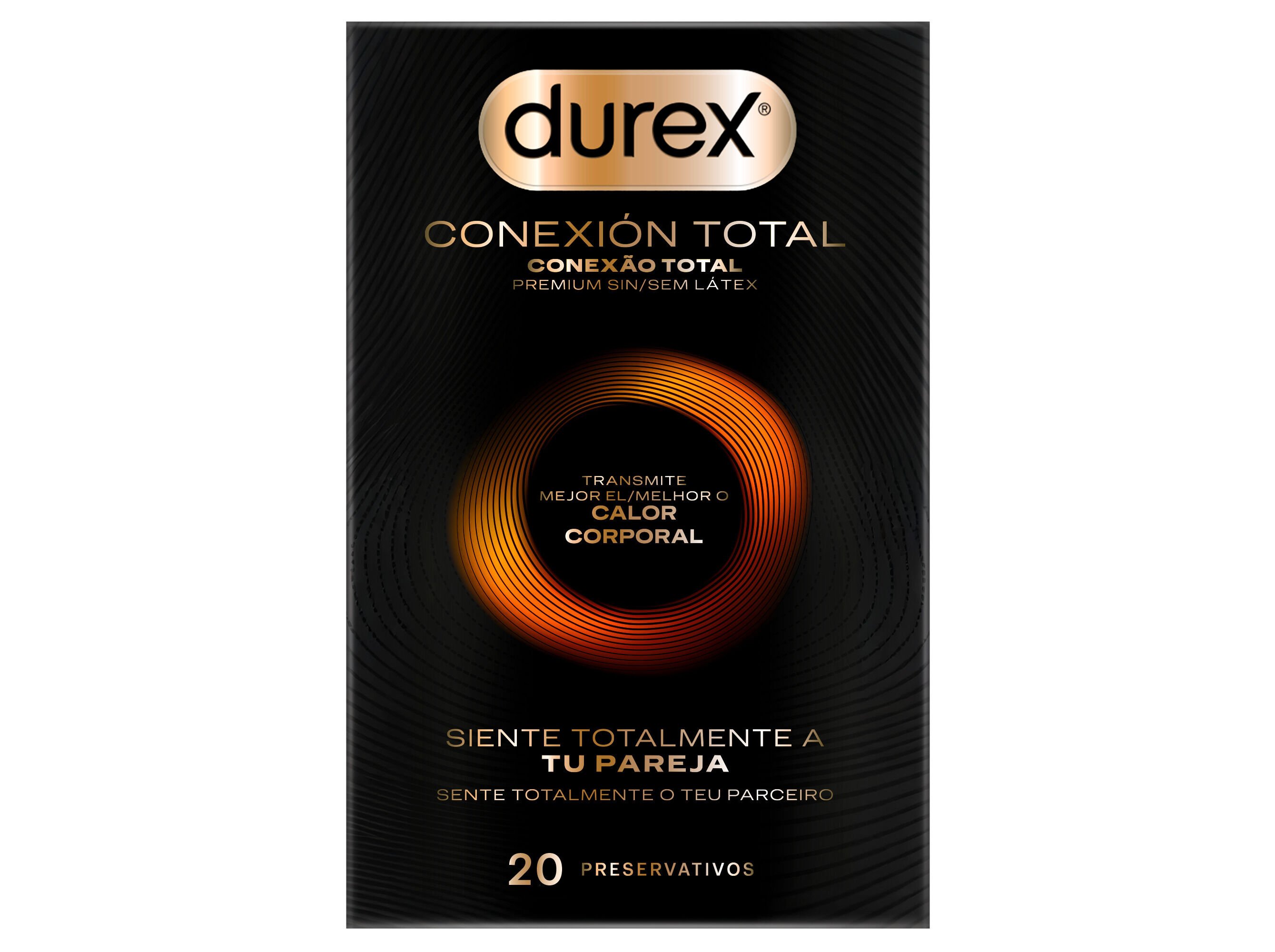 PRESERVATIVOS DUREX CONEX&Atilde;O TOTAL 20 UN