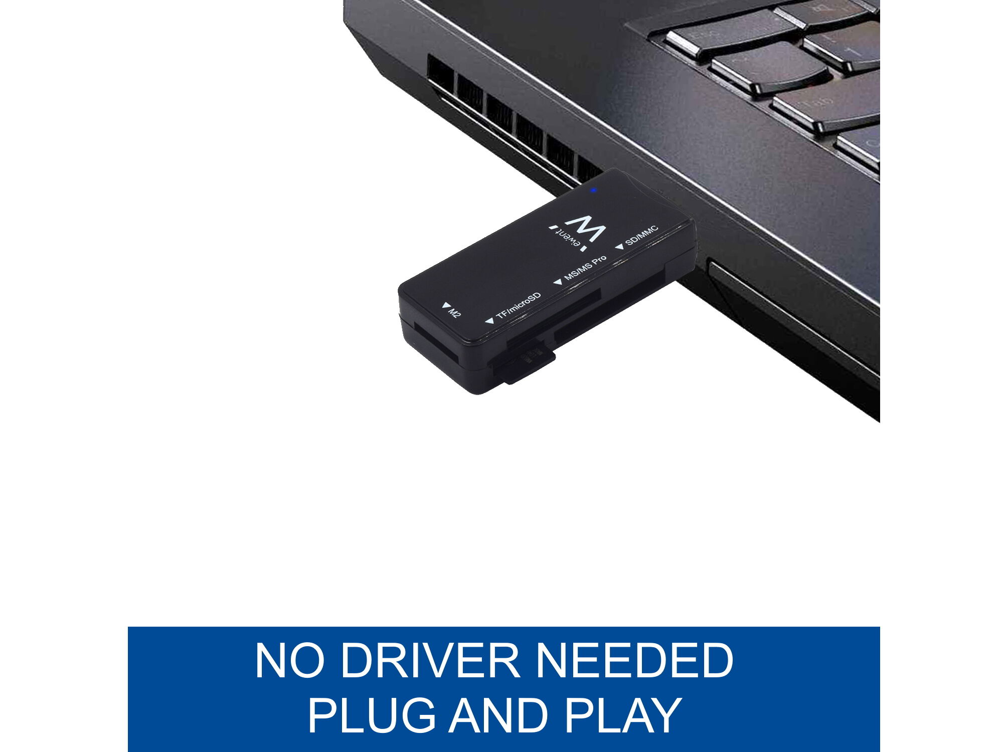 LEITOR DE CART&Otilde;ES EWENT EW1049 USB 2.0 image number 5