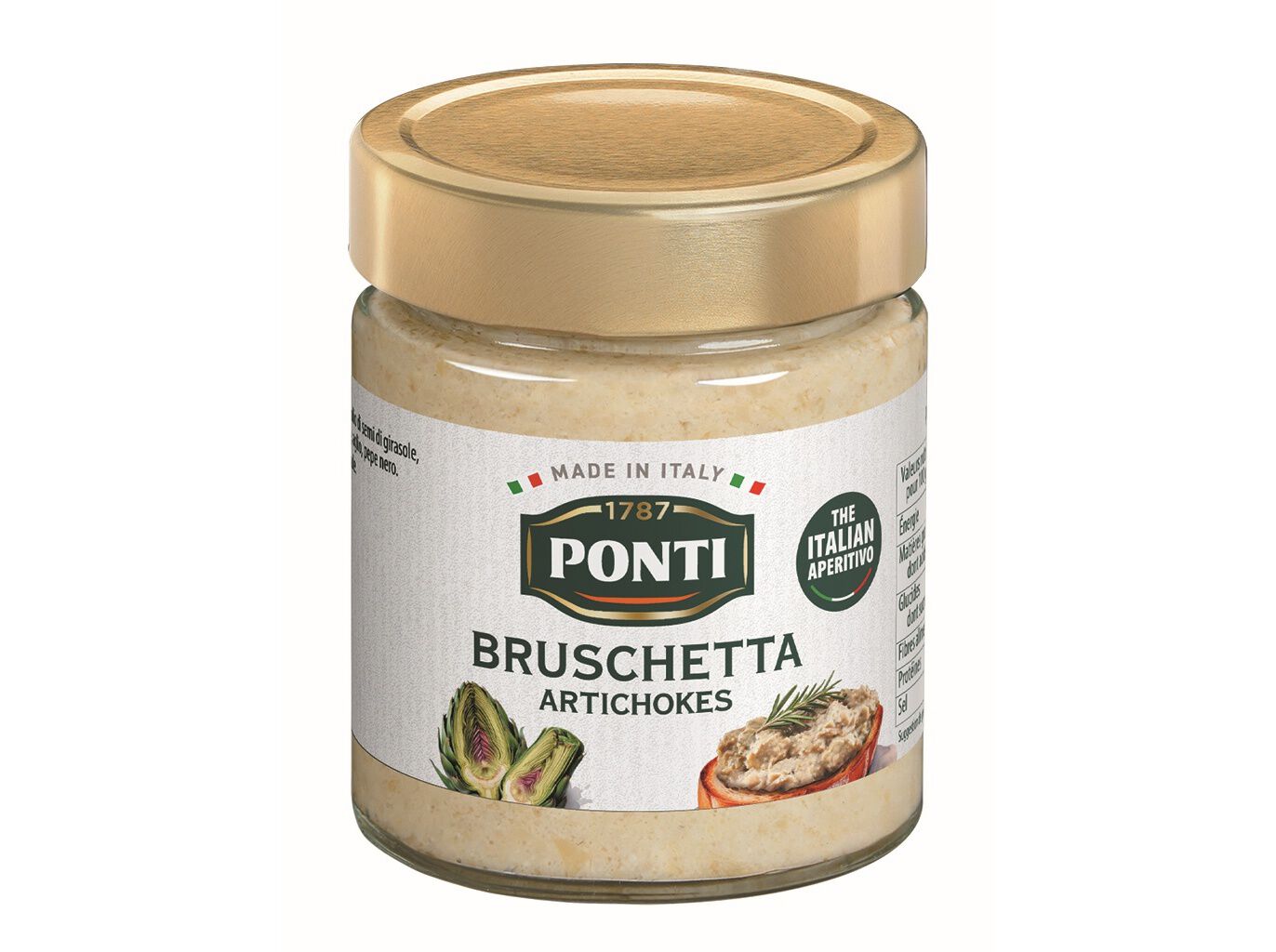 BRUSCHETTA PONTI ALCACHOFRAS 130G image number 0