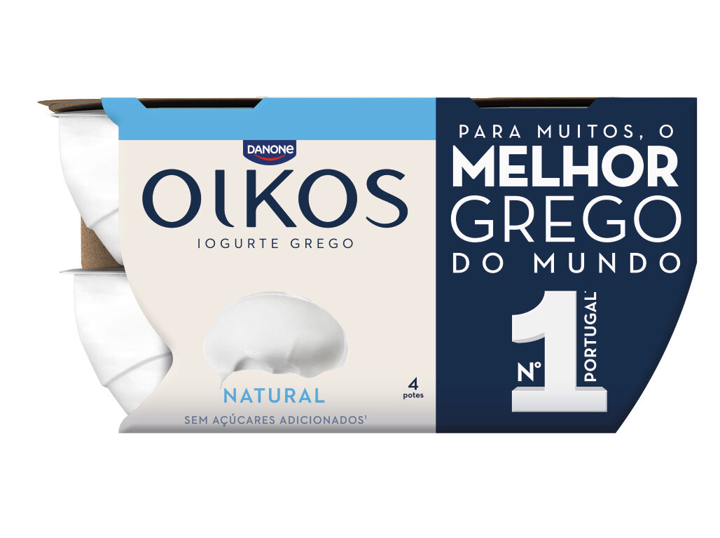 IOGURTE O&Icirc;KOS DANONE GREGO NATURAL 4X110G