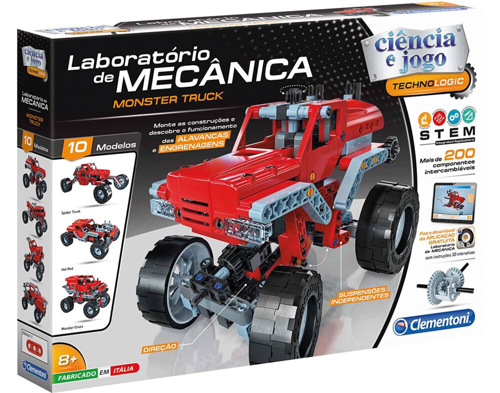 LABORAT&Oacute;RIO MEC&Acirc;NICA MONSTER TRUCK CLEMENTONI image number 0
