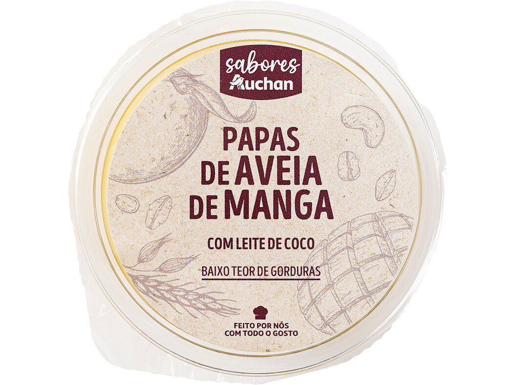 PAPAS DE AVEIA DE MANGA SABORES AUCHAN 150 G image number 1
