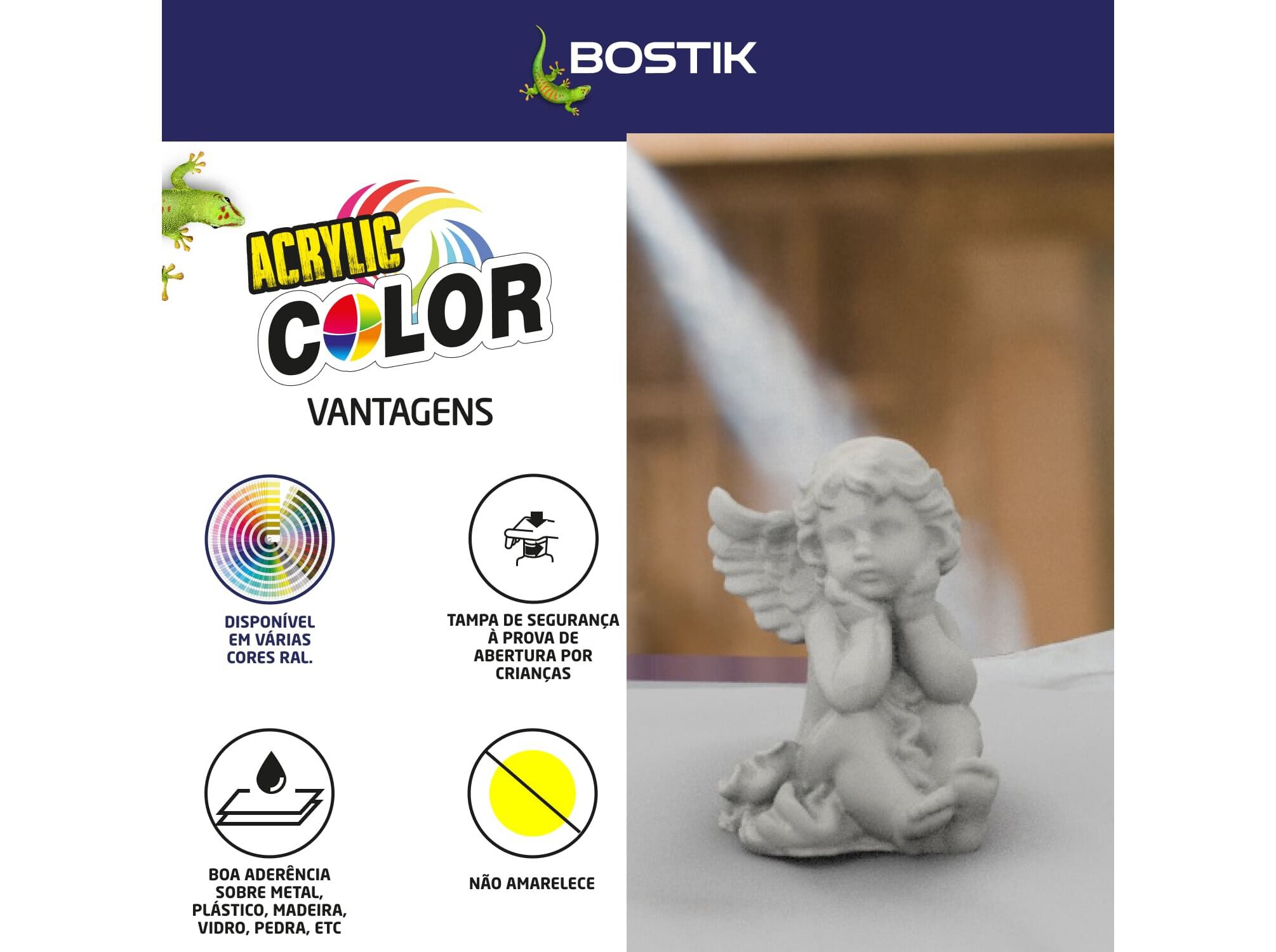 SPRAY ACRYLIC BOSTIK TRANSPARENTE BRILHO 400ML image number 4