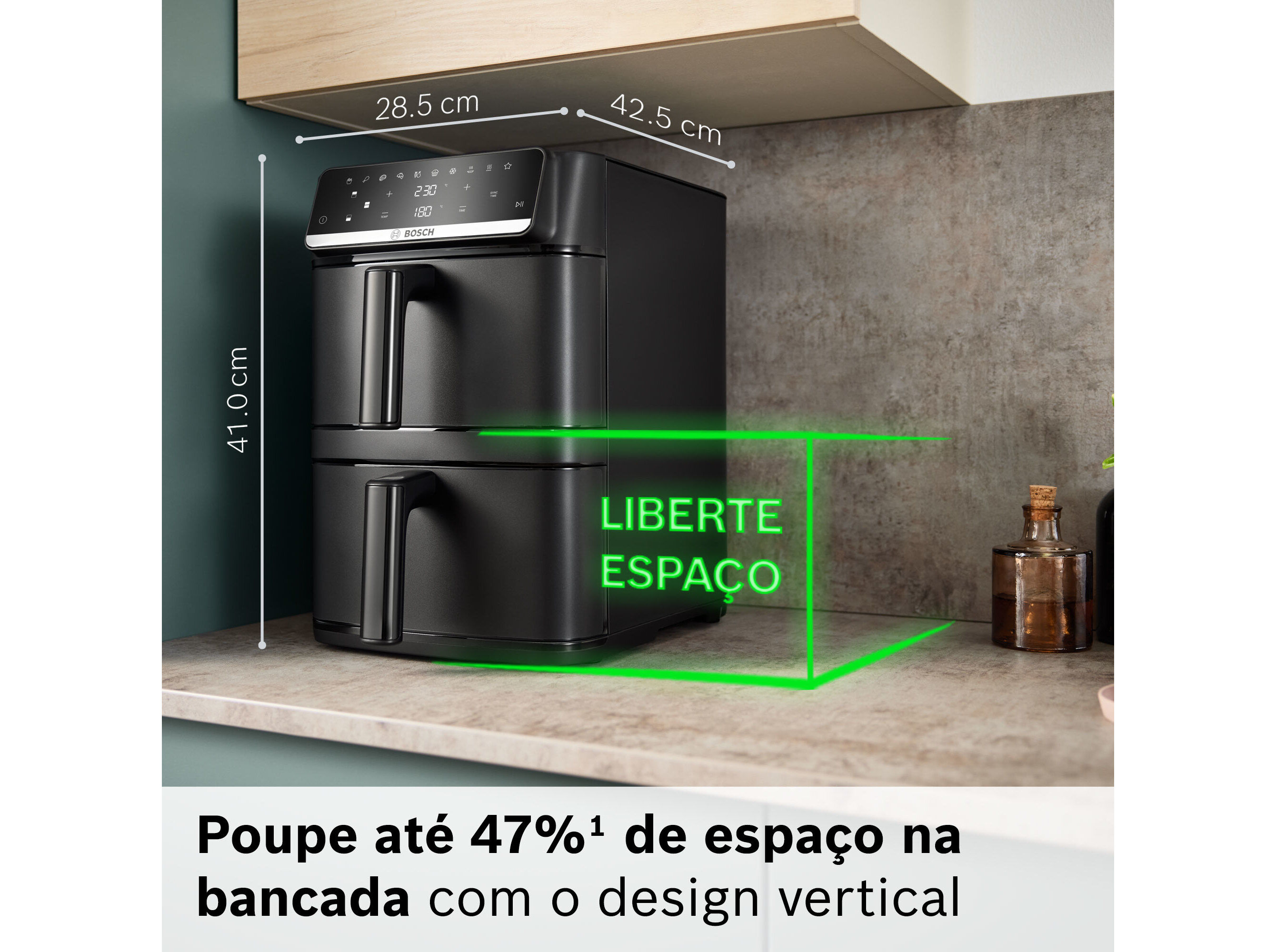 FRITADEIRA AIR FRYER BOSCH MAFD661B4 SERIE 6 12 L image number 2